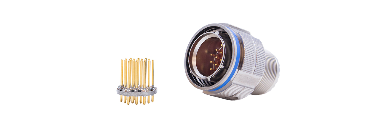 MIL-DTL-38999 connectors with PCB contacts