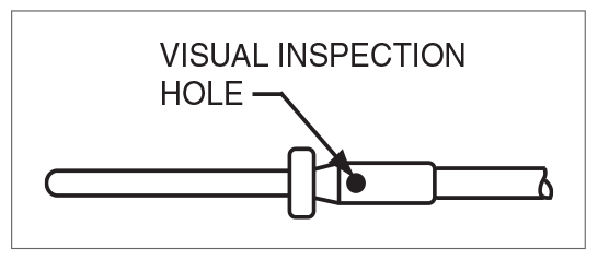 Visual Inspection hole