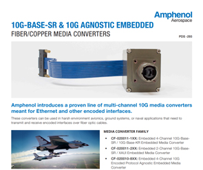 Document 10G-BASE-SR & 10G Agnostic Embedded Fiber/Copper Media Converters