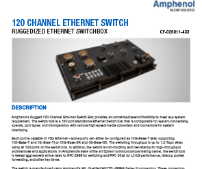 Document 120 Channel Ethernet Switch