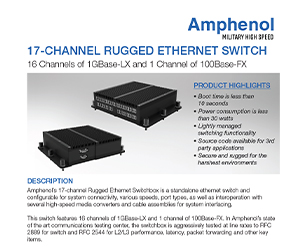 Document 17 Channel Rugged Ethernet Switch Datasheet