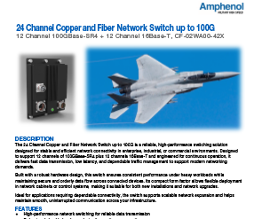 Document 24 Channel Copper & Fiber Network Switch up to 100G