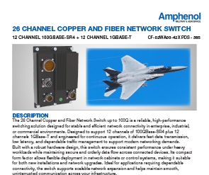 Document 26 Channel Copper and Fiber Network Switch
