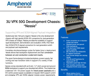 Document 3U VPX 50G Development Chassis - “Nessie”