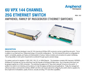 Document 6U VPX 144 Channel 25G Ethernet Switch