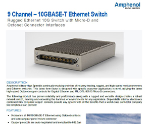 Document 9 Channel - 10GBASE-T Ethernet Switch Datasheet
