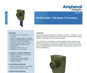 Document EP-PCI-MAC-10GBase-T Converter