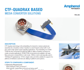 Document Quadrax Based Media Converter Solutions