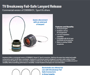 Document TV Breakaway Fail-Safe Lanyard Release Catalog Section