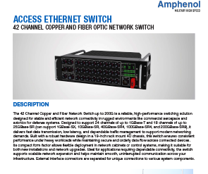 Document Access Ethernet Switch Datasheet