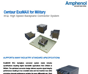 Document Centaur ExaMAX for Military 85 ohms Datasheet