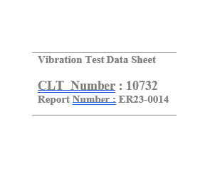 Document CF-020400-062 Vibration Report