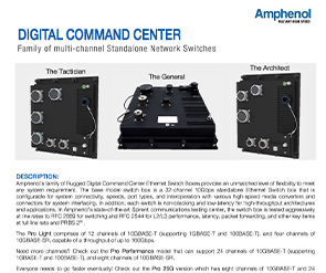 Document Digital Command Center Ethernet Switch Series