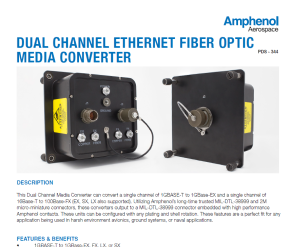 Document Dual Channel Ethernet Fiber Optic Media Converter