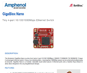 Document GigaBlox Nano Datasheet