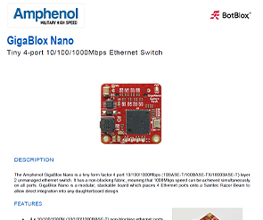 Document GigaBlox Nano Datasheet