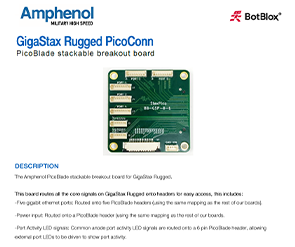 Document GigaStax Rugged PicoConn Datasheet