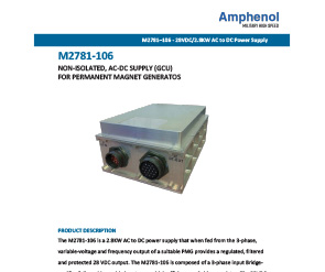 Document M2781 Series