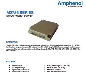 Document M2786 SERIES