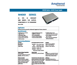 Document M4069 Series