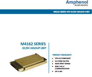 Document M4162 Series Data sheet