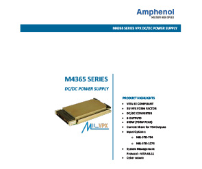 Document M4365 Series
