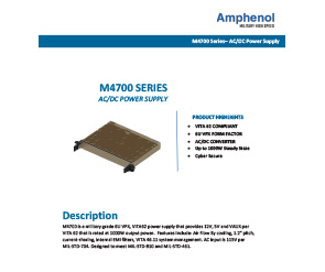 Document M4700 Series