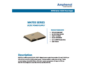 Document M4703 Series