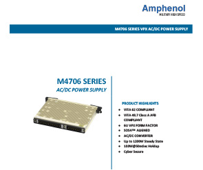 Document M4706 Series
