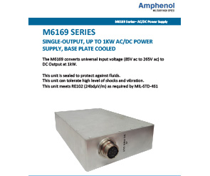 Document M6169 Series
