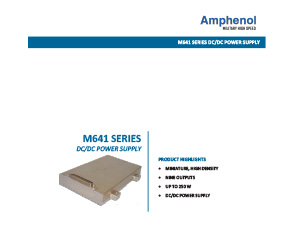 Document M641 Series