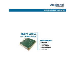 Document M7874 Series
