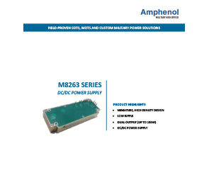 Document M8263 Series