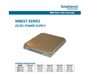 Document M8657 Series