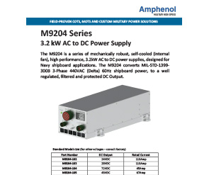 Document M9204 Series
