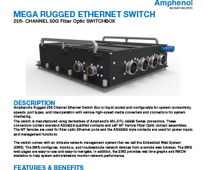 Document MEGA Rugged Ethernet Switch Datasheet