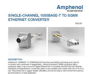 Document Single-Channel 1000BASE-T to SGMII Ethernet Converter