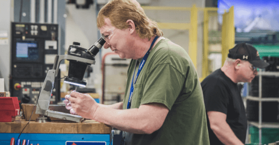 Amphenol Aerospace Factory Worker